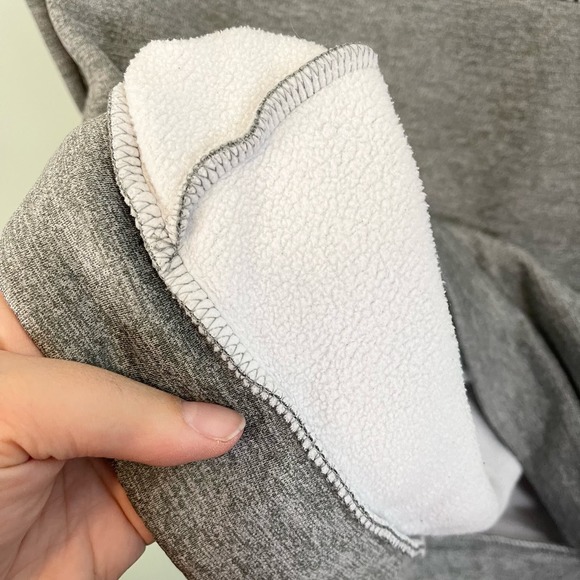 Nike Dri-Fit Men's Gray Graphic Logo Ribbed Pullover Hoodie Jacket Size M - Picture 4 of 9